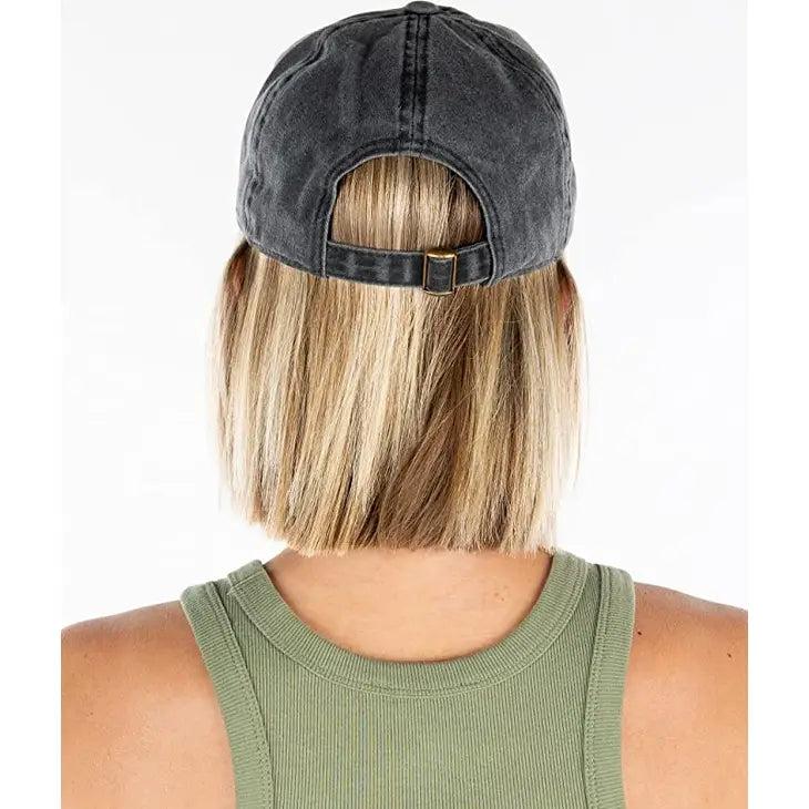 Distressed Dog Mom Baseball Cap