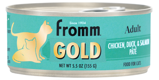 FROMM Adult Gold Chicken, Duck, and Salmon Pâté Cat Food