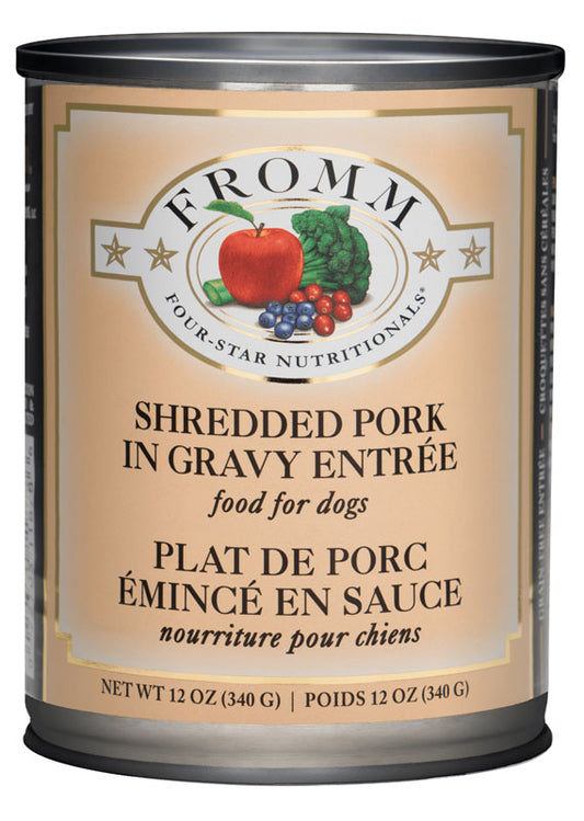 FROMM Four-Star, Shredded Pork in Gravy Entree