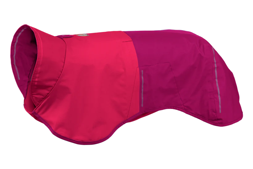 Sun Shower Dog Raincoat Hibiscus Pink