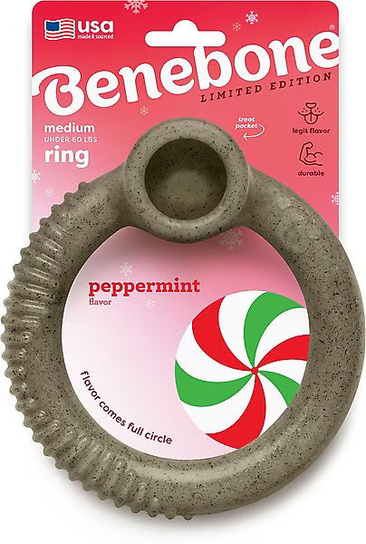Holiday Edition- Benebone Peppermint Ring