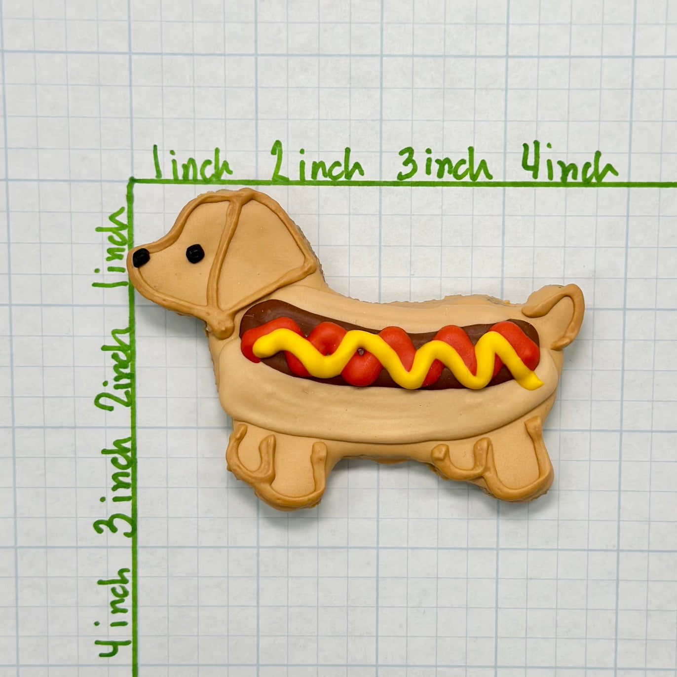 Iced Dog Cookies