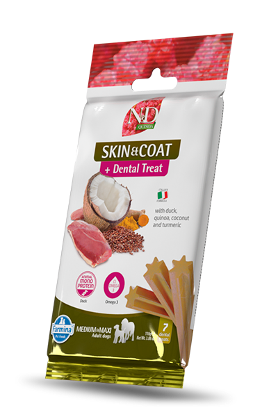 Farmina N&D Quinoa Dental Treat, Skin & Coat Duck