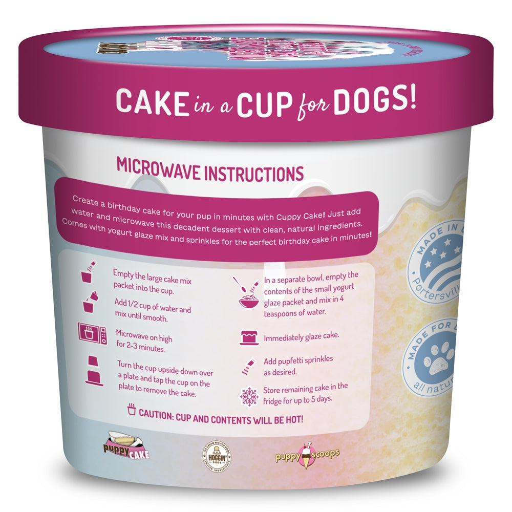 Cuppy Cake Dog Cake