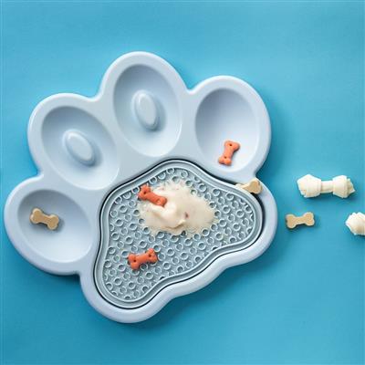 PAW 2-in-1 Slow Feeder Interactive Dish & Lick Pad Mat