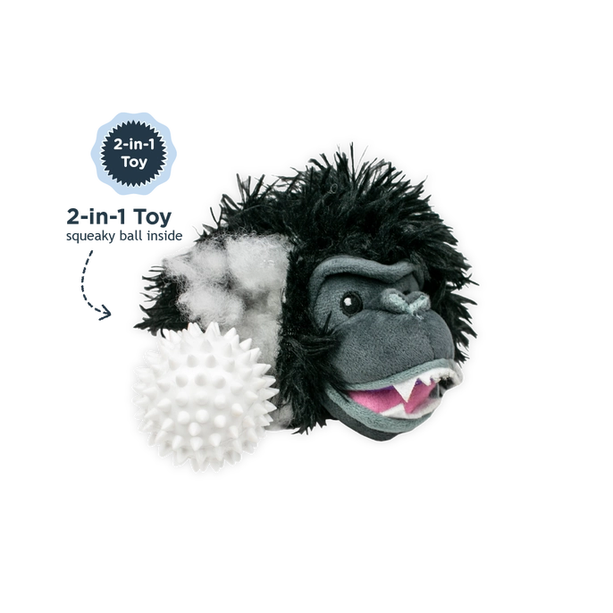 Black Bear 2-in-1 Fetch Ball Dog Toy | Tall Tails