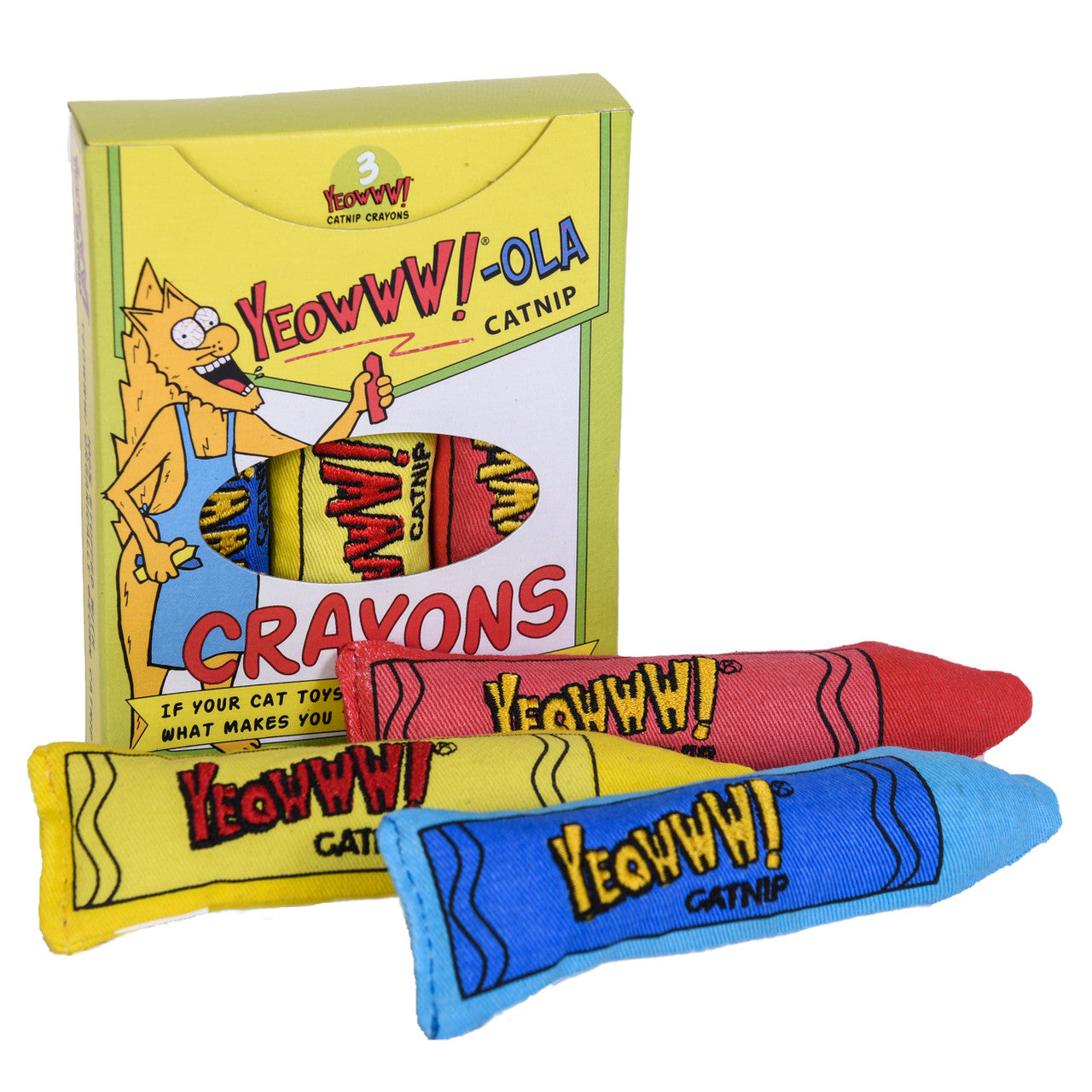 Yeowww!-ola Catnip Crayons 3-Pack