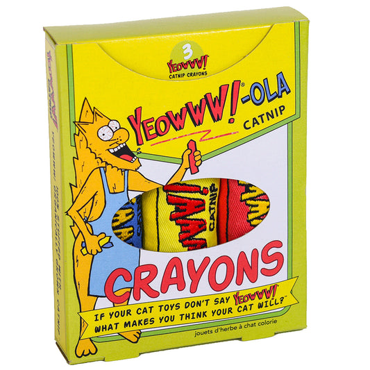 Yeowww!-ola Catnip Crayons 3-Pack