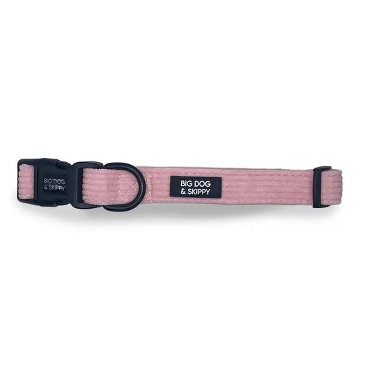 Bubblegum Corduroy Collar by Big Dog & Skippy