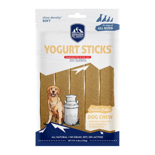 Yogurt Sticks- Peanut Butter Flavor | Himalayan Pet Supply