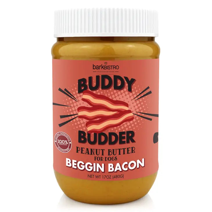Buddy Budder Bangin' Bacon Peanut Butter for Dogs