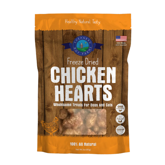 Shepherd Boy Farms Freeze Dried Chicken Hearts