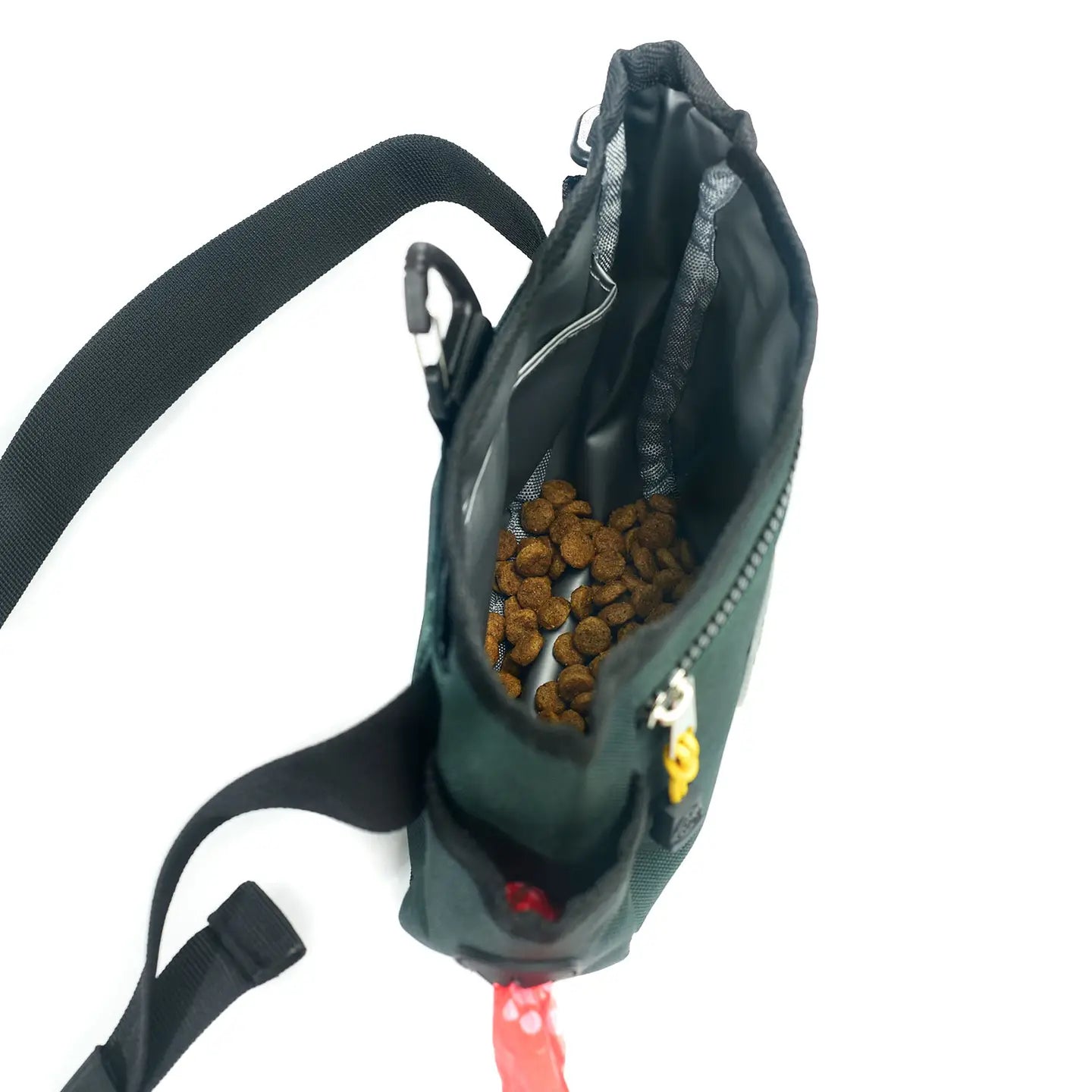 Sipsey Wilder Deep Forest Green Tail-Along Dog Treat Pouch