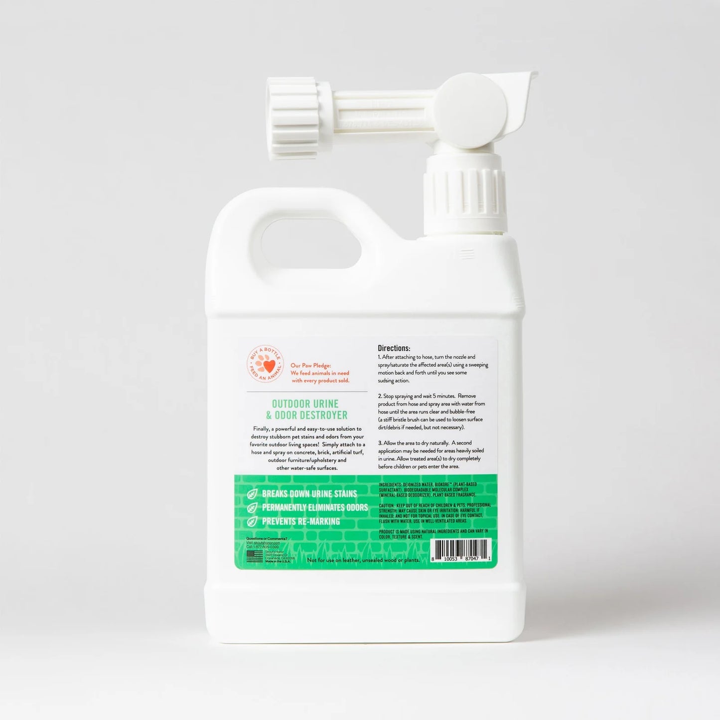 Outdoor Urine & Odor Destroyer- for Concrete & Turf