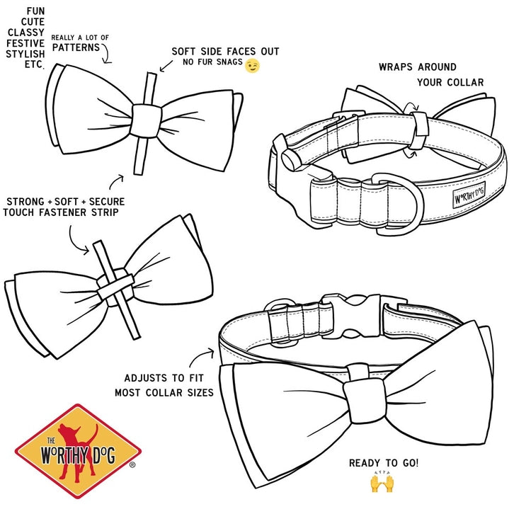 Worthy Dog- Lucky Bow Tie