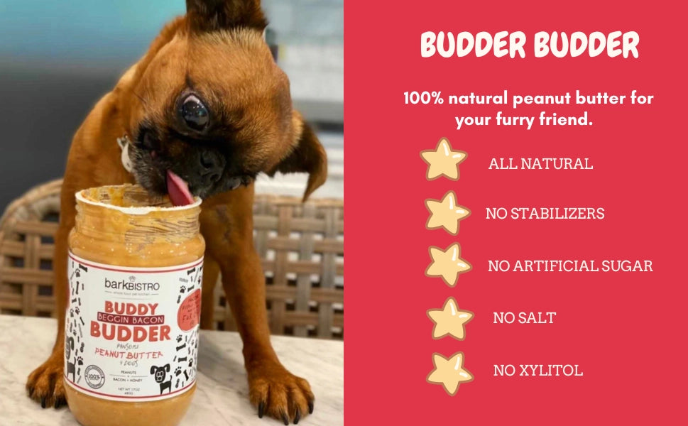 Buddy Budder Bangin' Bacon Peanut Butter for Dogs