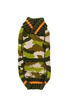 Camo Dog Sweater by Chilly Dog
