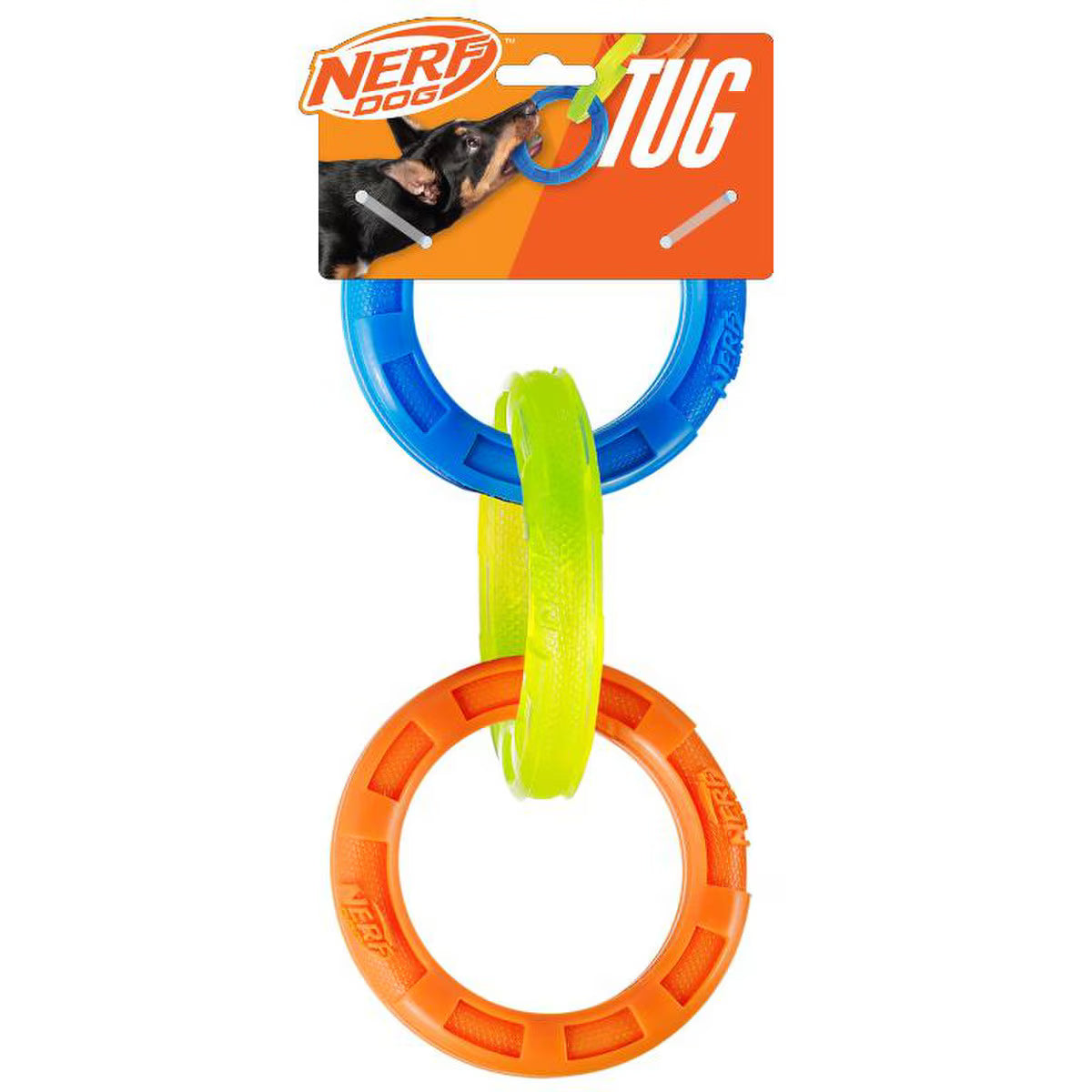 NerfDog TPR 3-Ring Tug