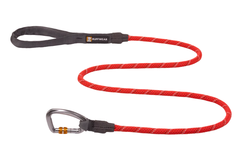 Red Sumac Knot-a-Leash Rope Dog Leash