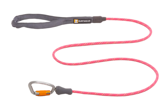 Fireweed Pink Knot-a-Leash Rope Dog Leash | Ruffwear