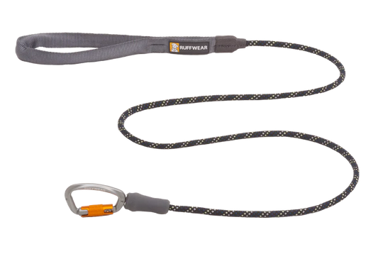 Obsidian Black Knot-a-Leash Rope Dog Leash | Ruffwear