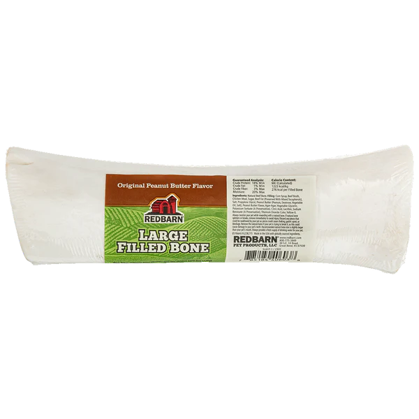 Filled Shin Bone Peanut Butter Flavor | Redbarn