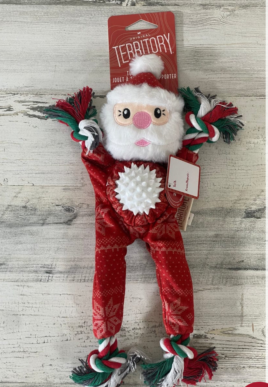 Santa 2-in-1 Fetch Toy