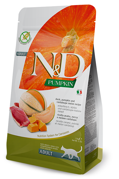 Farmina Cat Food- N&D Pumpkin Feline- Duck & Cantaloupe