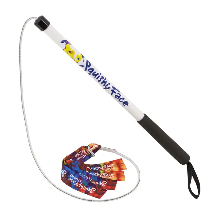 Squishy Face Studio Flirt Pole V2 Dog Toy with Basic Lure
