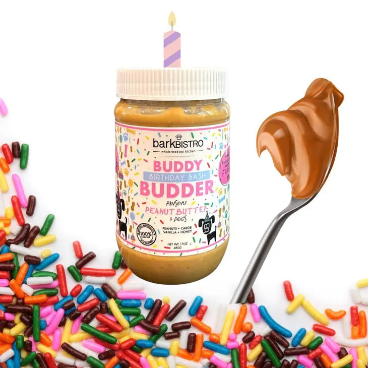 Birthday Bash Peanut Butter for Dogs | Buddy Budder