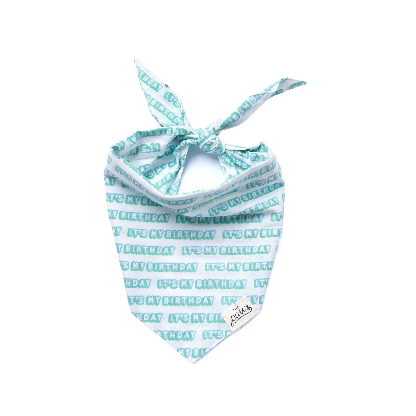 It's My Birthday Blue Dog Bandana | The Paws