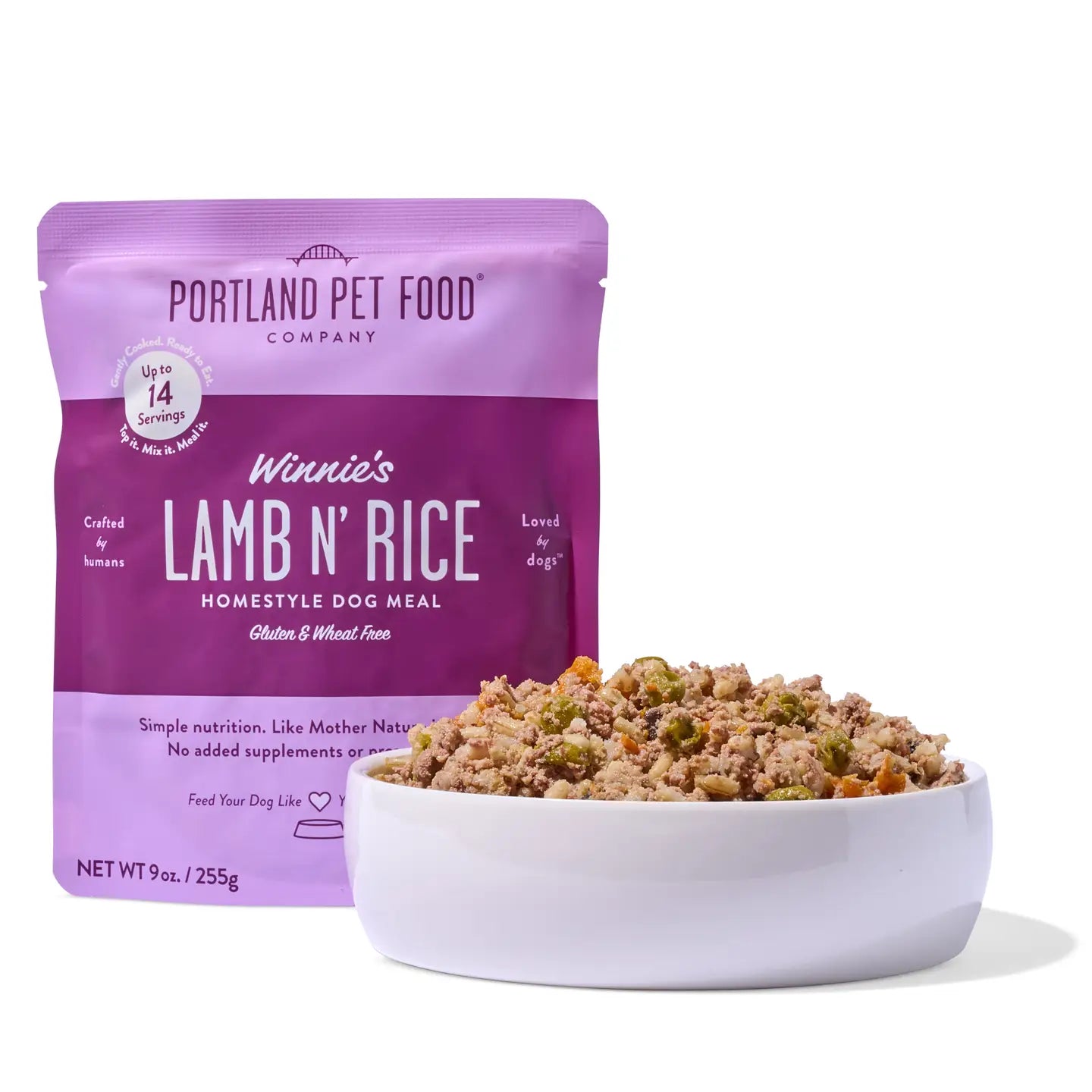 Portland Pet Lamb & Rice Dog Food Pouch