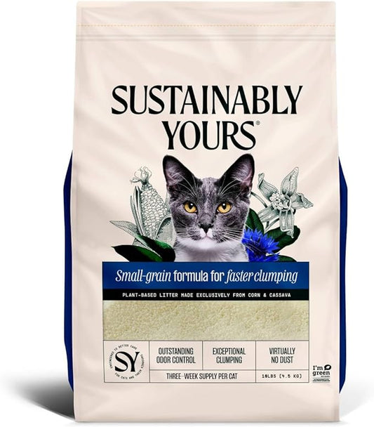 Small Grain Cat Litter | Sustainably Yours