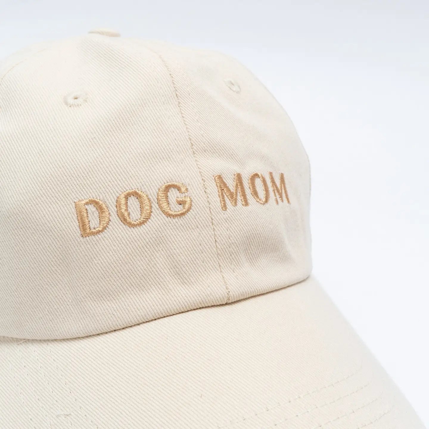 Ivory Dog Mom Hat