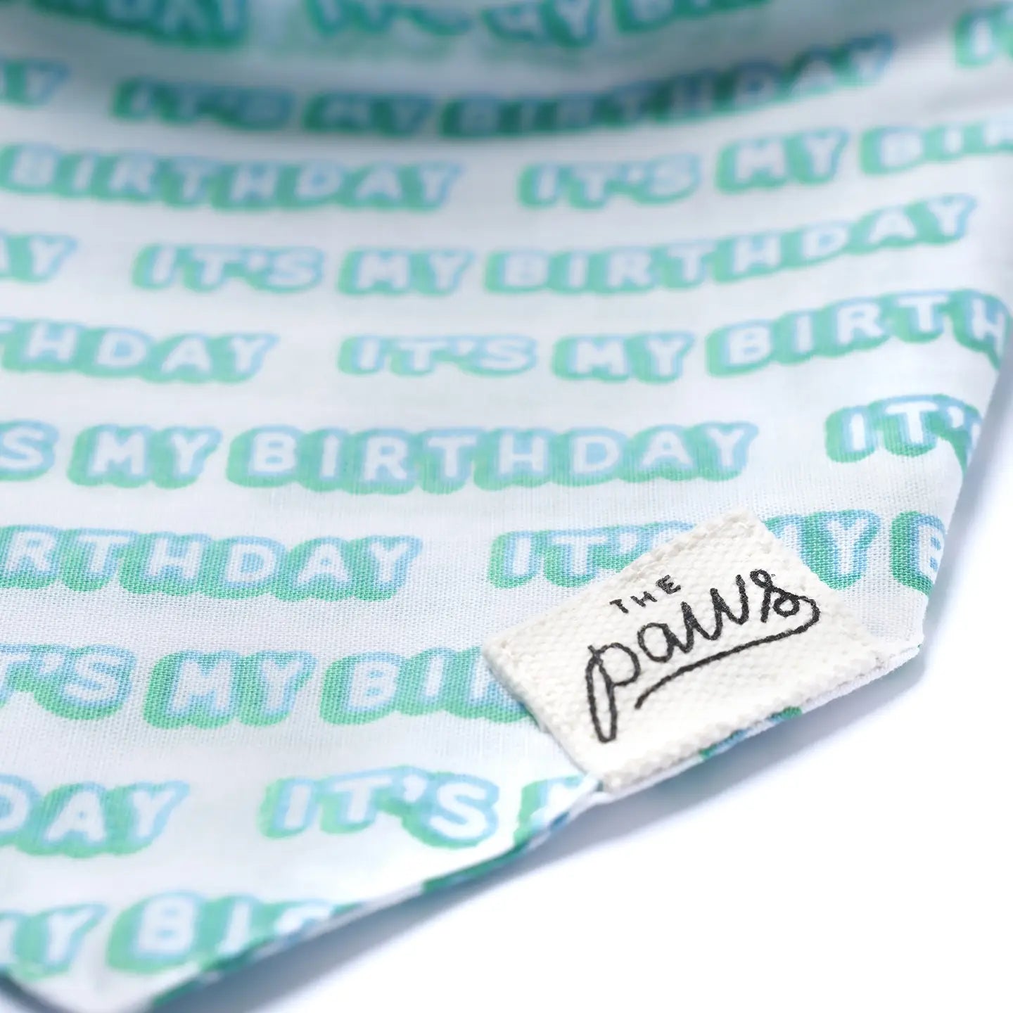 It's My Birthday Blue Dog Bandana | The Paws