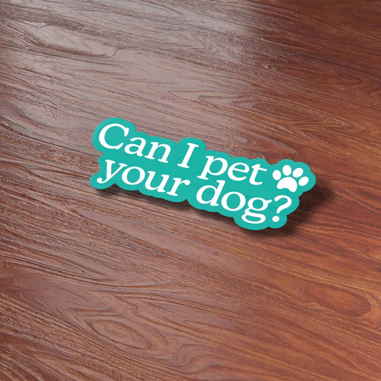 "Can I Pet Your Dog?" Sticker