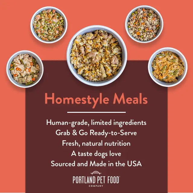 Chicken & Yams Dog Food Pouch | Portland Pet