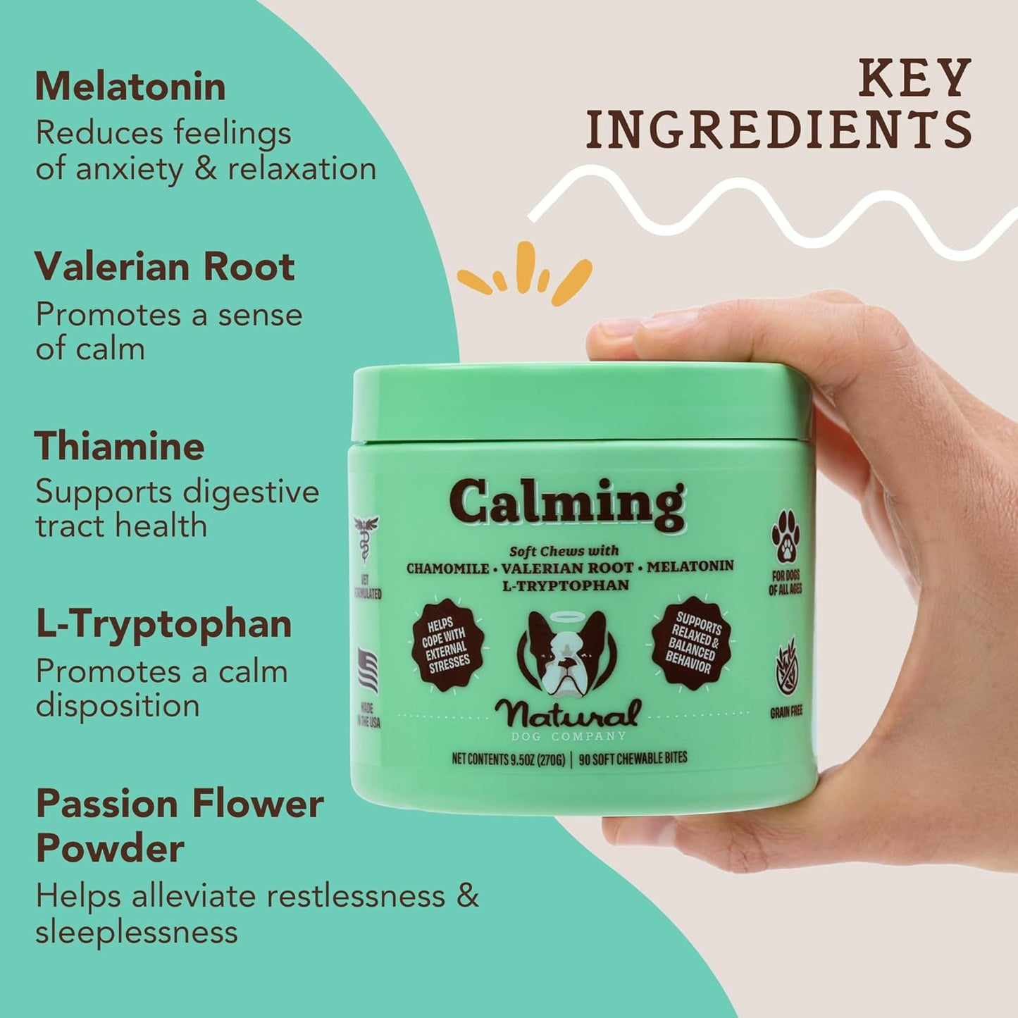 Natural Dog Company Calming Chews