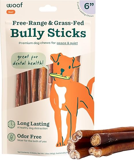 Bullysafe Chews- Free Range Bully Sticks | Woof