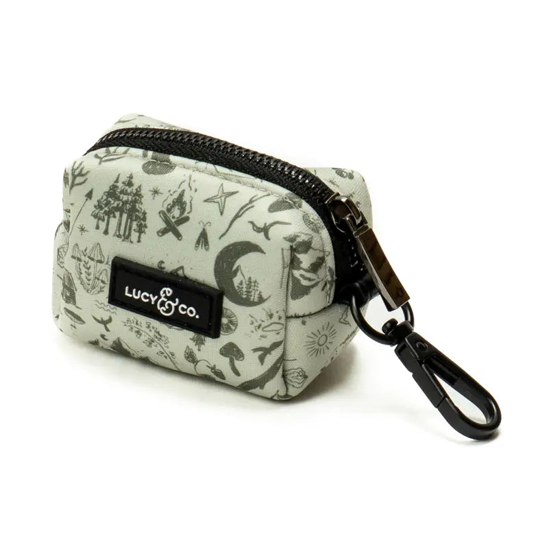 Fabric Poop Bag Pouch