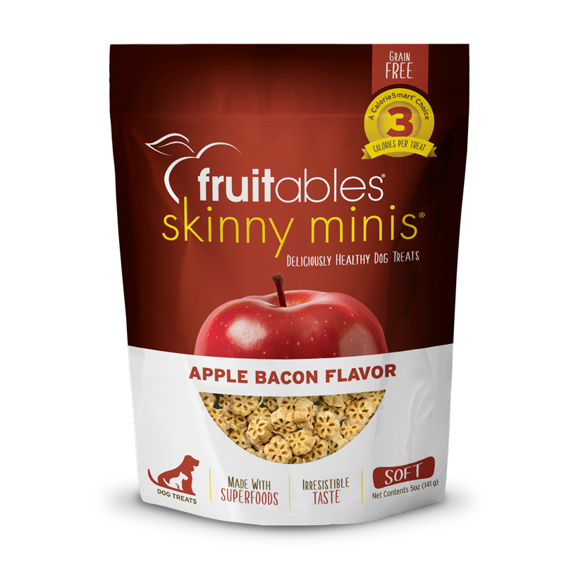 Skinny Minis Apple Bacon Flavor Dog Treats