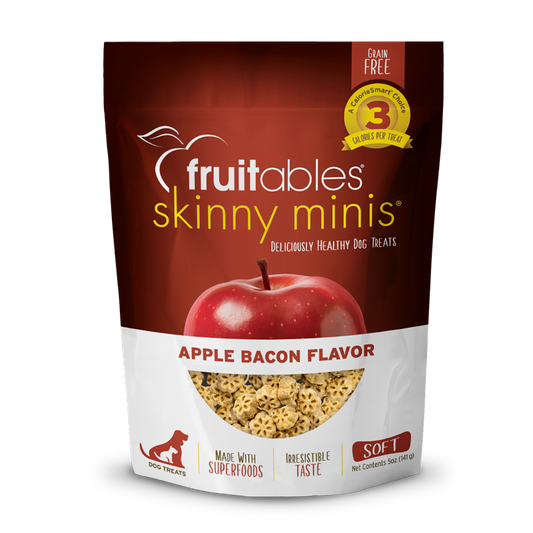 Skinny Minis Apple Bacon Flavor Dog Treats