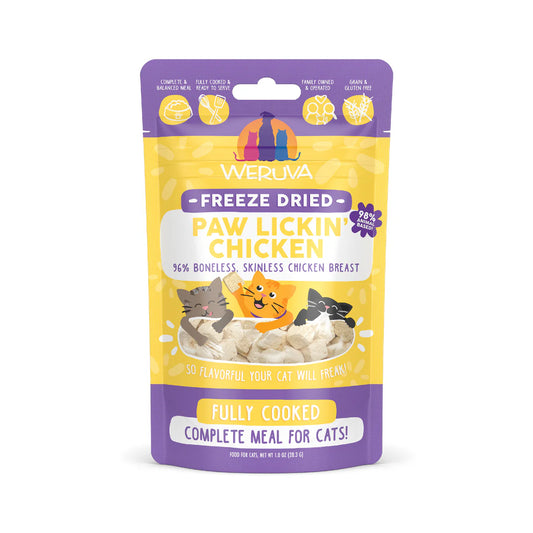 Weruva Paw Lickin Chicken Freeze Dried for Cats