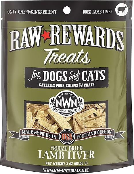 Raw Rewards Freeze Dried Lamb Liver | NWN