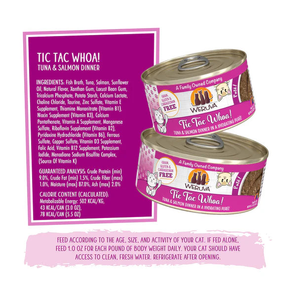 Weruva Cat Paté - Tic Tac Whoa! Recipe