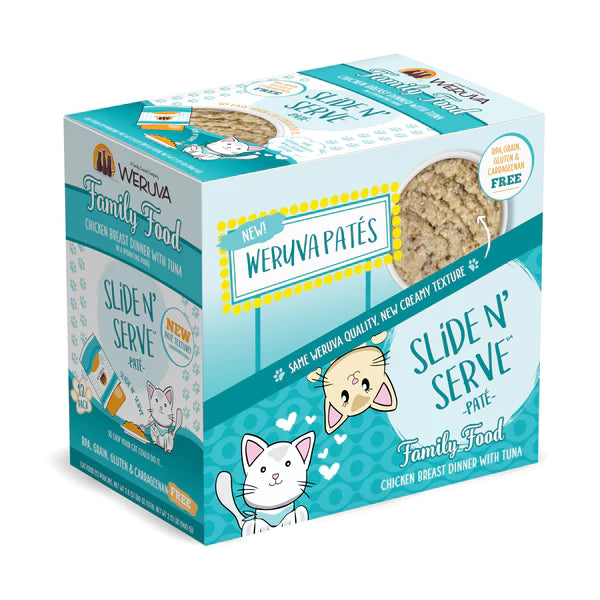 Weruva Cats Slide N' Serve Food Pouch- Family Food