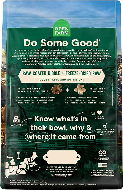 Open Farm Open Prairie Ancient Grains RawMix for Dogs