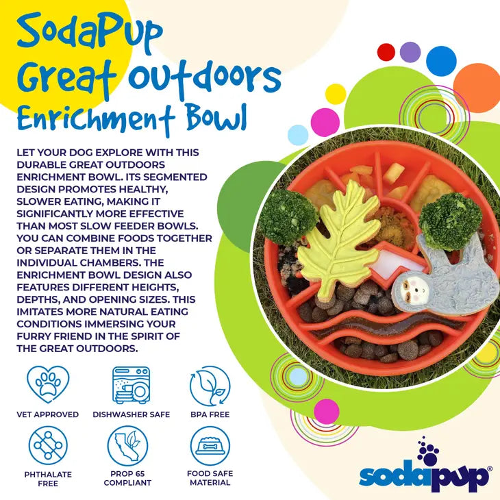 Great Outdoors Slow Feeder | SodaPup