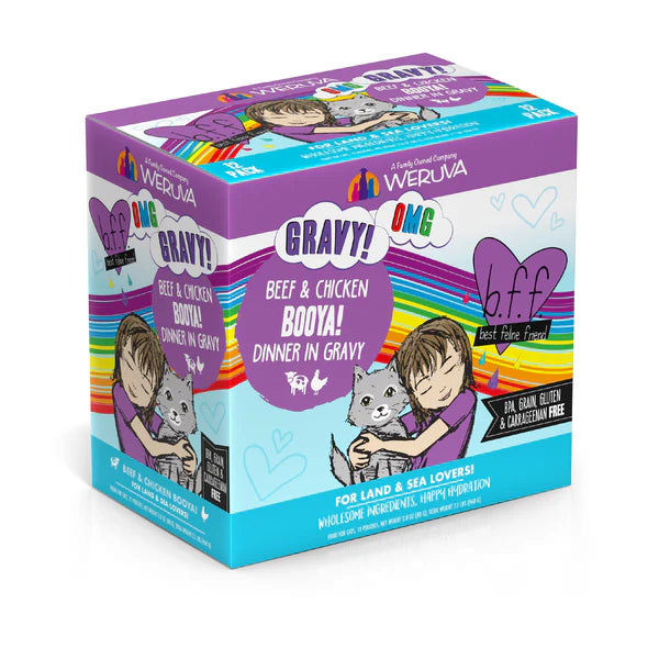 Weruva Cats OMG Gravy Food Pouch- Beef and Chicken