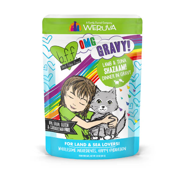 Weruva Cats OMG Gravy Food Pouch- Lamb and Tuna
